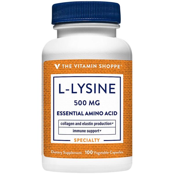 Botella de L-Lysine 500 mg The Vitamin Shoppe
