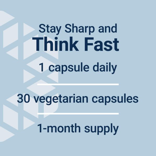 Vista label frontal del suplemento Quick Brain para concentración