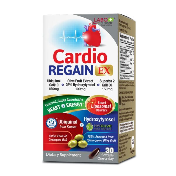 Frente de la botella CardioREGAIN EX