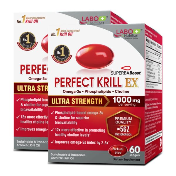 Frasco de LABO Krill EX front label