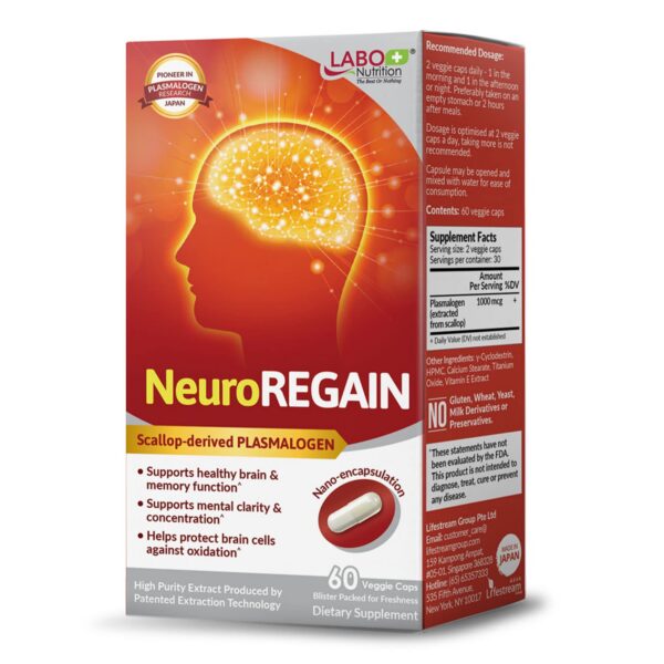 Version 1.0.0 Frente de envase LABO NeuroREGAIN