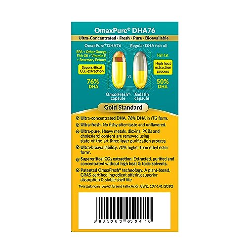 Cápsulas oleosas DHA76 ultra puras LABO Nutrition