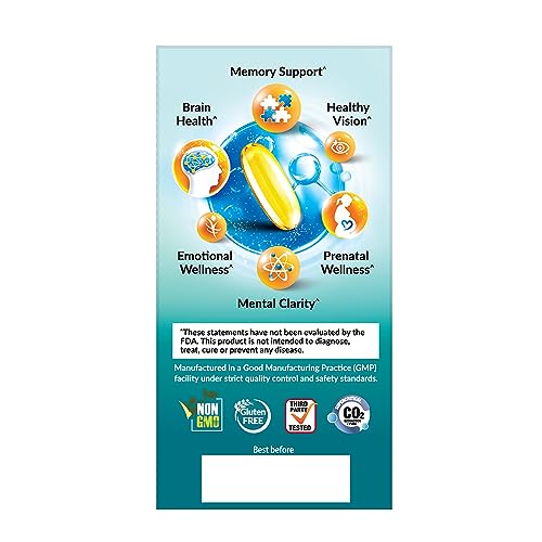 Detalle etiqueta suplemento LABO Omega 3 DHA76