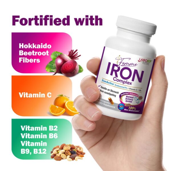 LABO Nutrition Femme Iron Endosomal SunActive envase