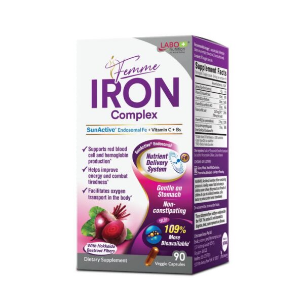 LABO Nutrition Femme Iron Endosomal SunActive frente