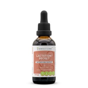 Lactation Secret extracto sin alcohol 2 oz botella frontal