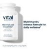 Lado bote Vital Nutrients multivitaminico sin gluten