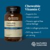 Lado del envase vitamina C Nature's Sunshine 90 tabletas