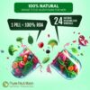 Lado paquete multivitaminas naturales para hombres Pure Nutrition