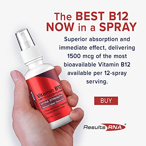 Lado posterior spray Vitamina B12 Results RNA para energía