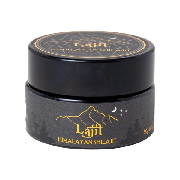 Resina Shilajit Grado Oro Lajit Himalaya en frasco