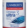 Frente de frasco Lamberts Omega 3 Ultra