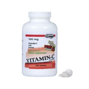 Landau caramelos masticables vitamina C sabor bayas 250 tabletas