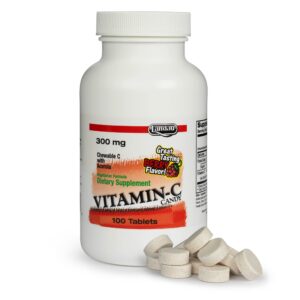 Landau caramelos masticables vitamina C 300mg sabor berry