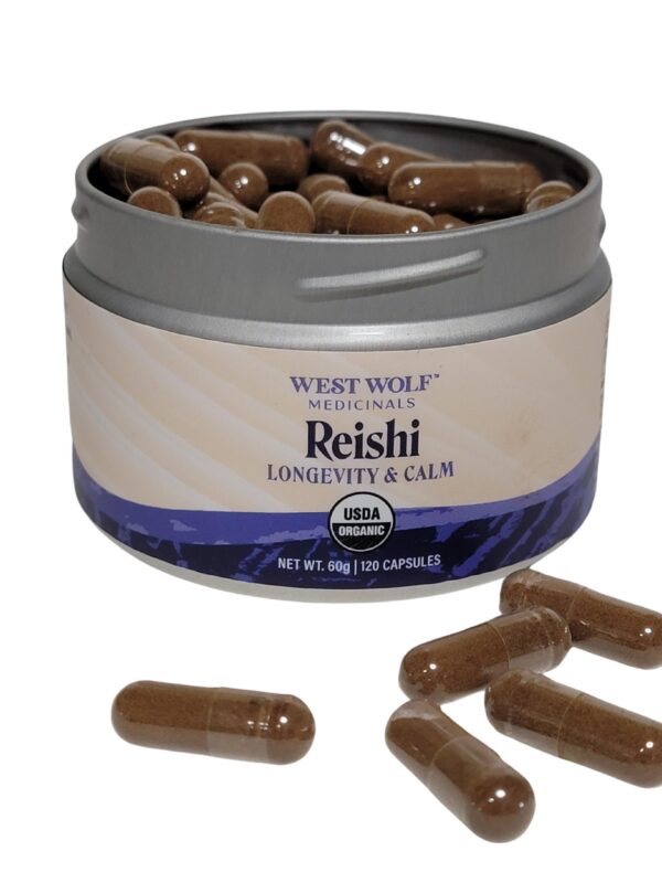 Lata ecológica reciclable para cápsulas de Reishi