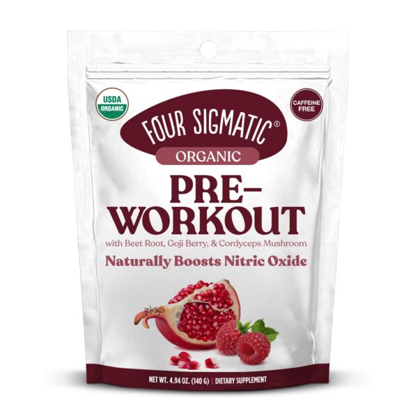 Lata de polvo Perform super de Four Sigmatic con antioxidantes