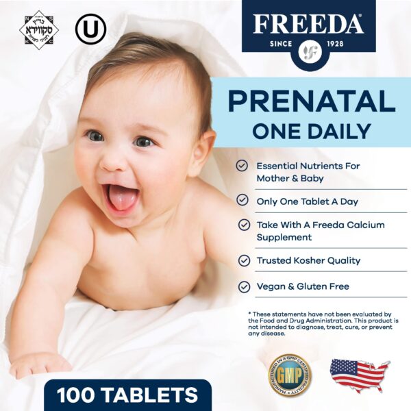 lateral envase freeda vitaminas prenatales kosher
