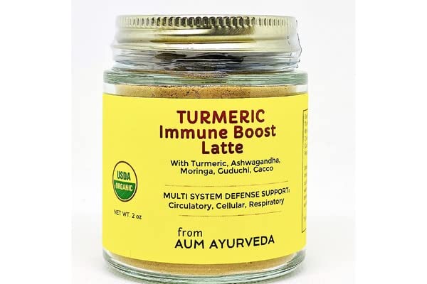 Latte inmunidad cúrcuma ayurveda FROM AUM 2 oz