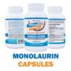 Etiqueta de Lauricare Monolaurin 1000 mg cápsulas