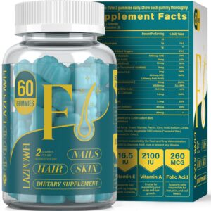 Version 1.0.0 Frasco de gomitas Biotina Lazpowfi