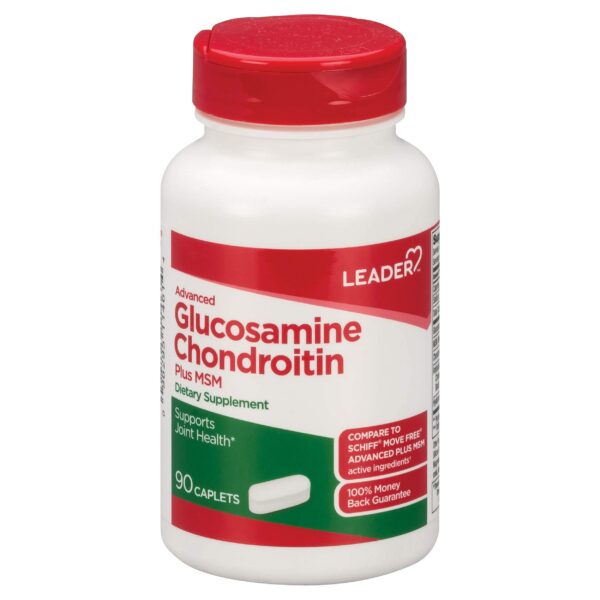 Frasco de Leader Advanced Glucosamina Condroitina MSM