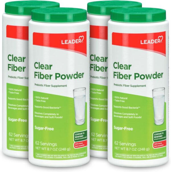 Version 1.0.0 Leader suplemento de fibra prebiótica para salud digestiva