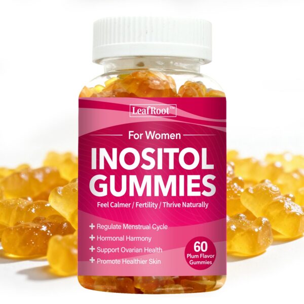 Frente de caja Leafroot Inositol Gummies