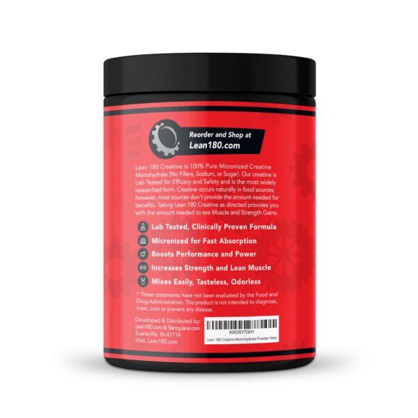 Lean 180 Creatina Monohidratada Polvo Envase
