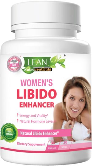 LEAN Nutraceuticals potenciador libido femenino caja frontal
