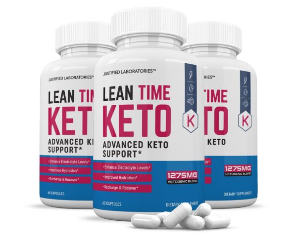 Frente de Lean Time Keto Pills 1275 mg