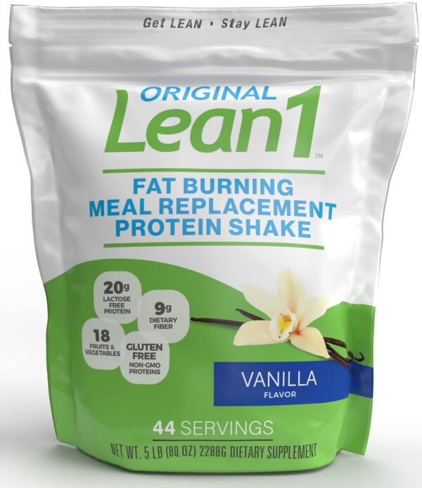 Envase Lean1 Vanilla 5 lb frontal