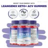 Leangenix Keto ACV gomitas para energía y metabolismo acelerado