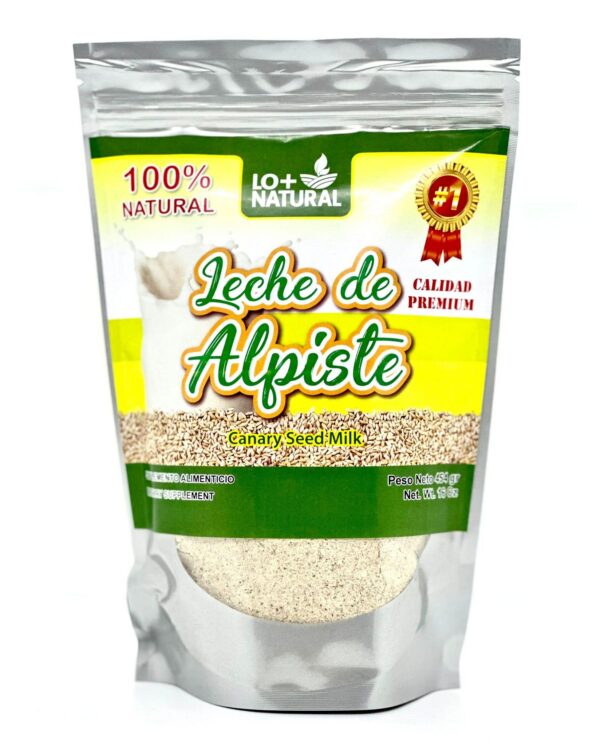 Botella de leche de alpiste natural 16oz suplemento alimenticio