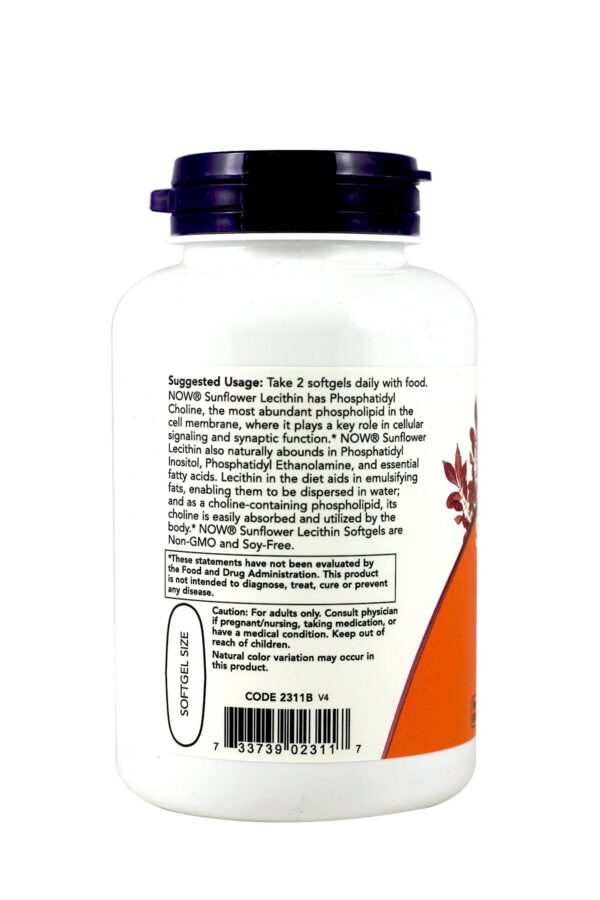 Etiqueta Lecitina girasol 1200 mg