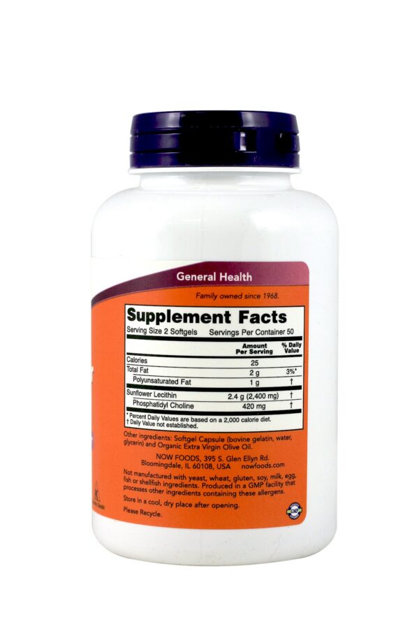 Frasco Lecitina girasol 1200 mg