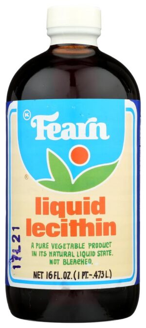 Lecitina líquida Fearn 16 oz botella