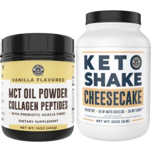 Version 1.0.0 Frasco Left Coast Keto MCT Powder con Colágeno