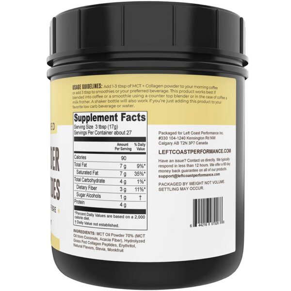 Cucharita medidora con polvo MCT