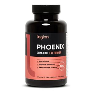 Version 1.0.0 Legion Phoenix Fat Burner Bottle Front Label