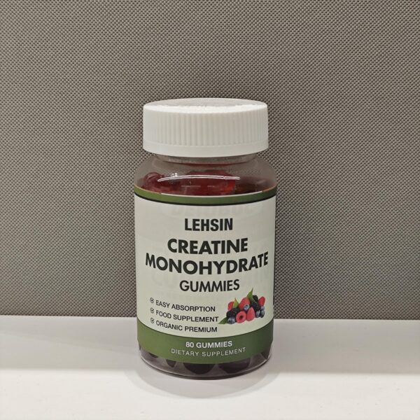 Version 1.0.0 Gomitas de Creatina Monohidratada LEHSIN frente