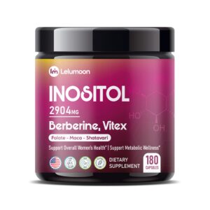 Botella LELUMOON Inositol 2904 mg etiqueta frontal