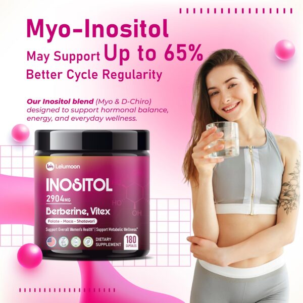 Etiqueta de Lelumoon Inositol 2904 mg