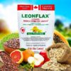 Leonflax suplemento para eliminar colesterol malo y limpieza intestinal