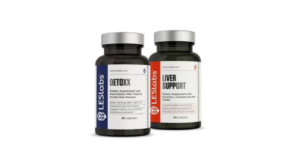 LES Labs Detoxx suplemento para función hepática y glutatión