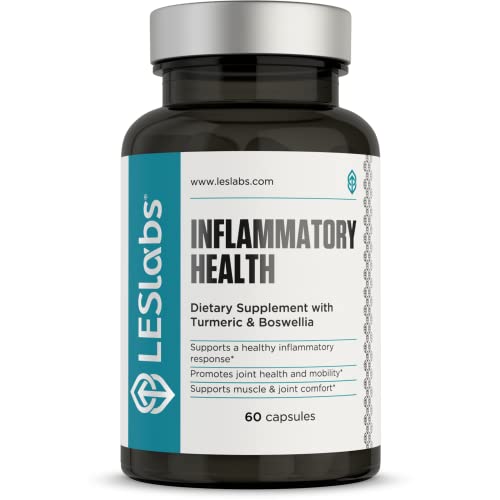 LES Labs salud inflamatoria suplementos 60 cápsulas frasco