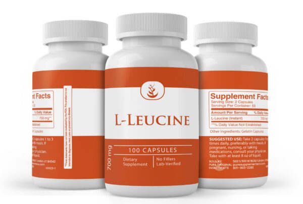 Version 1.0.0 Cápsulas L-Leucina en empaque