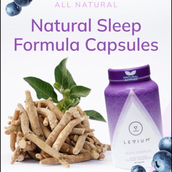 levium descanso reparador cápsulas naturales fáciles de tragar