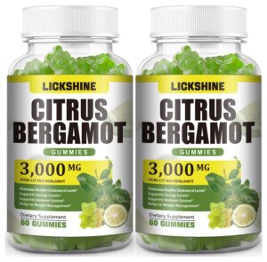 Version 1.0.0 Gomitas de bergamota cítrica envase