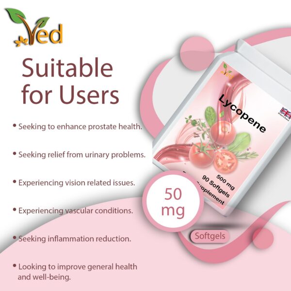 Tapa del frasco de licopeno 500 mg