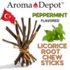 Version 1.0.0 Licorice chew sticks natural peppermint flavor Aroma Depot